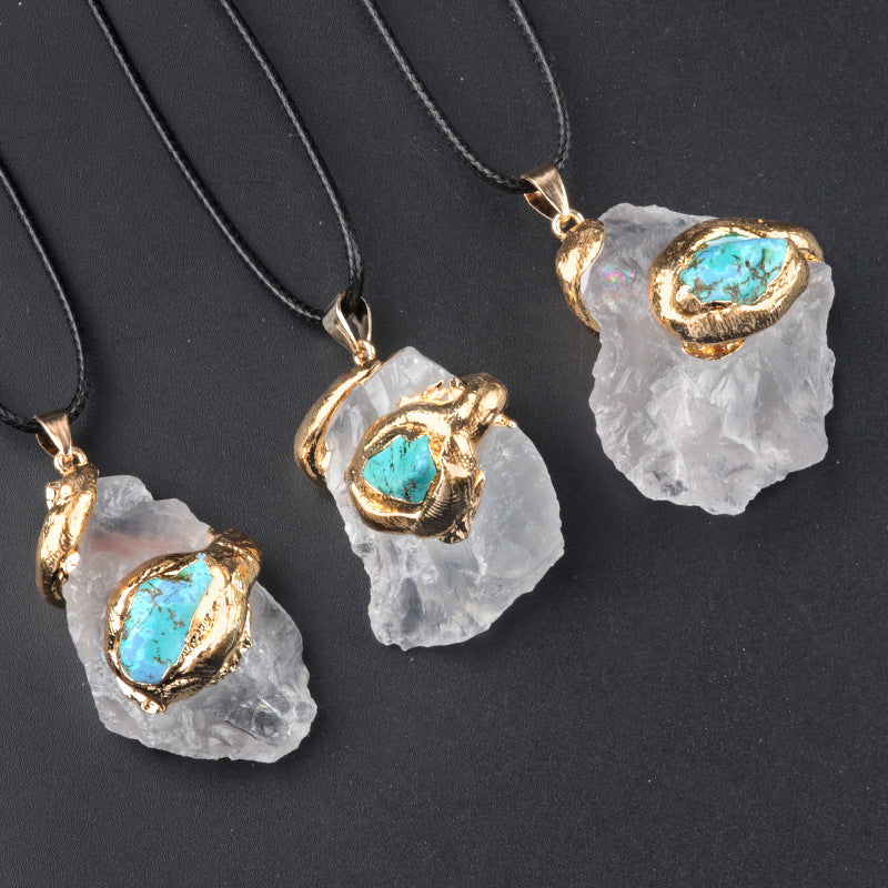 Crystal Stone Multicolor Necklace - Kaldas Online Shopping