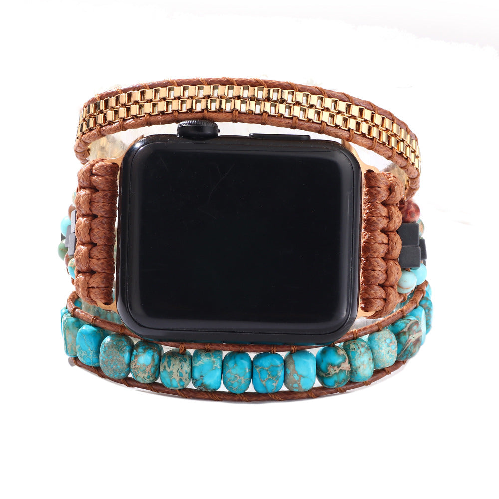 Blue Turquoise Vintage Watch Band - Kaldas Online Shopping