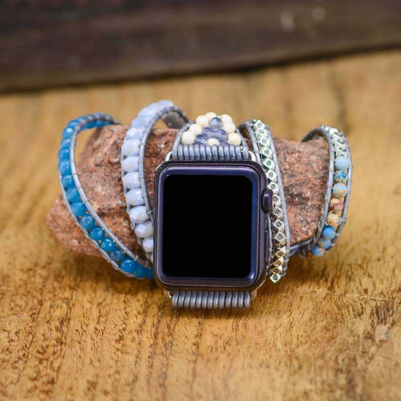 Popular Accessories Natural Stone Woven Watch Band - Kaldas Online Shopping
