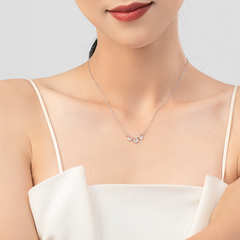 S925 Silver Micro Diamond Necklace