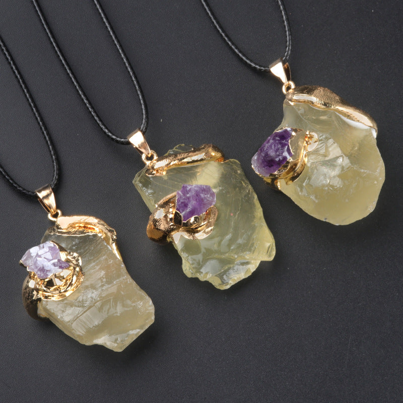 Crystal Stone Multicolor Necklace - Kaldas Online Shopping