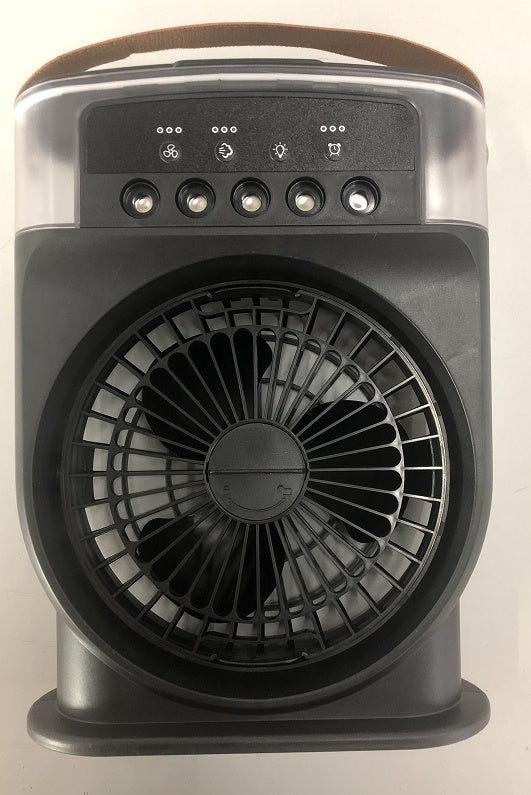 Portable USB Air Cooler with Sprays, Colorful Light, and Humidifier