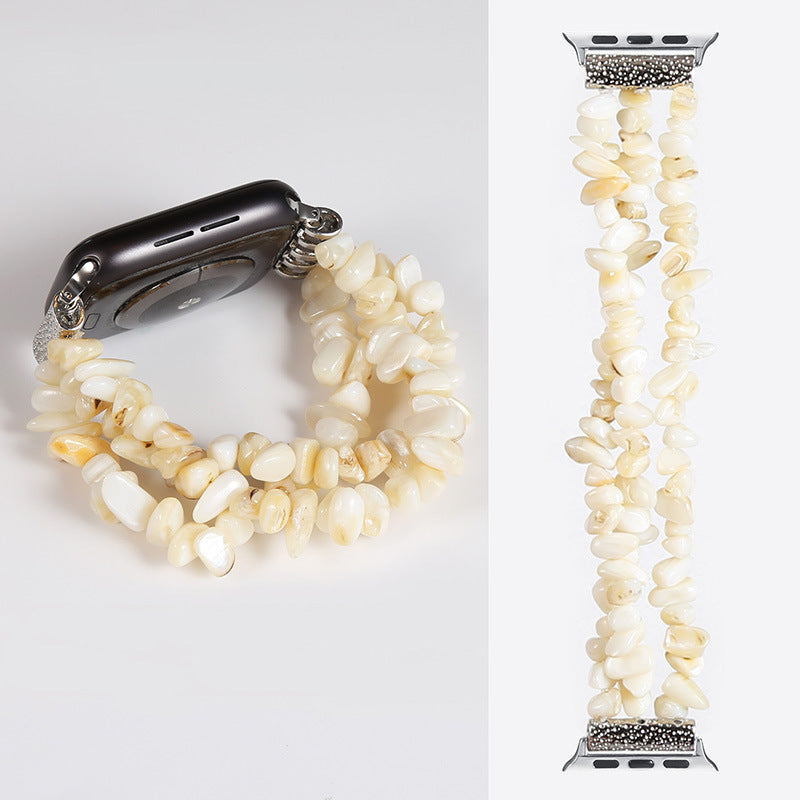 Handmade Beaded Bracelet Watch Band - Kaldas Online Shopping
